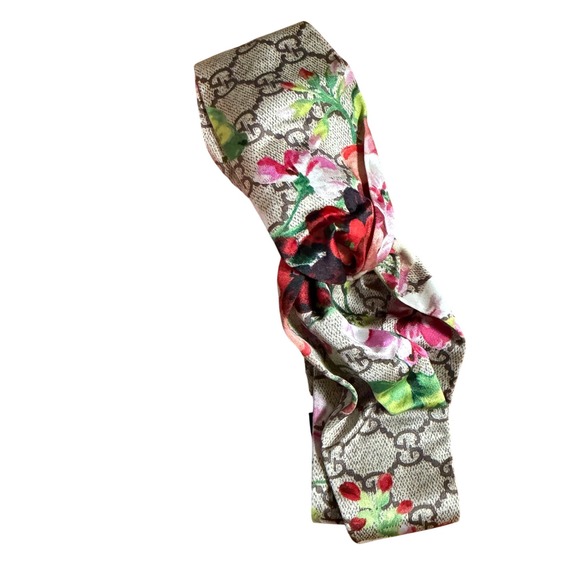 Gucci Bloom Silk Headband GG Floral Knot main image 4